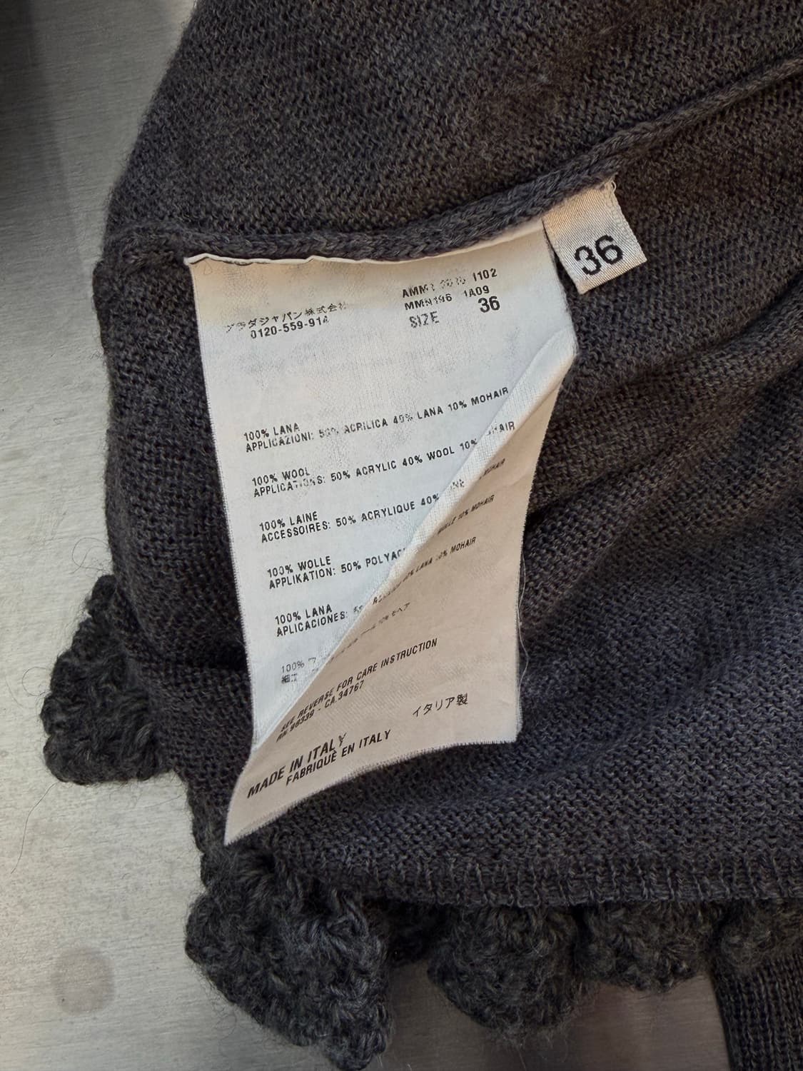 frill wool knit 상품이미지8