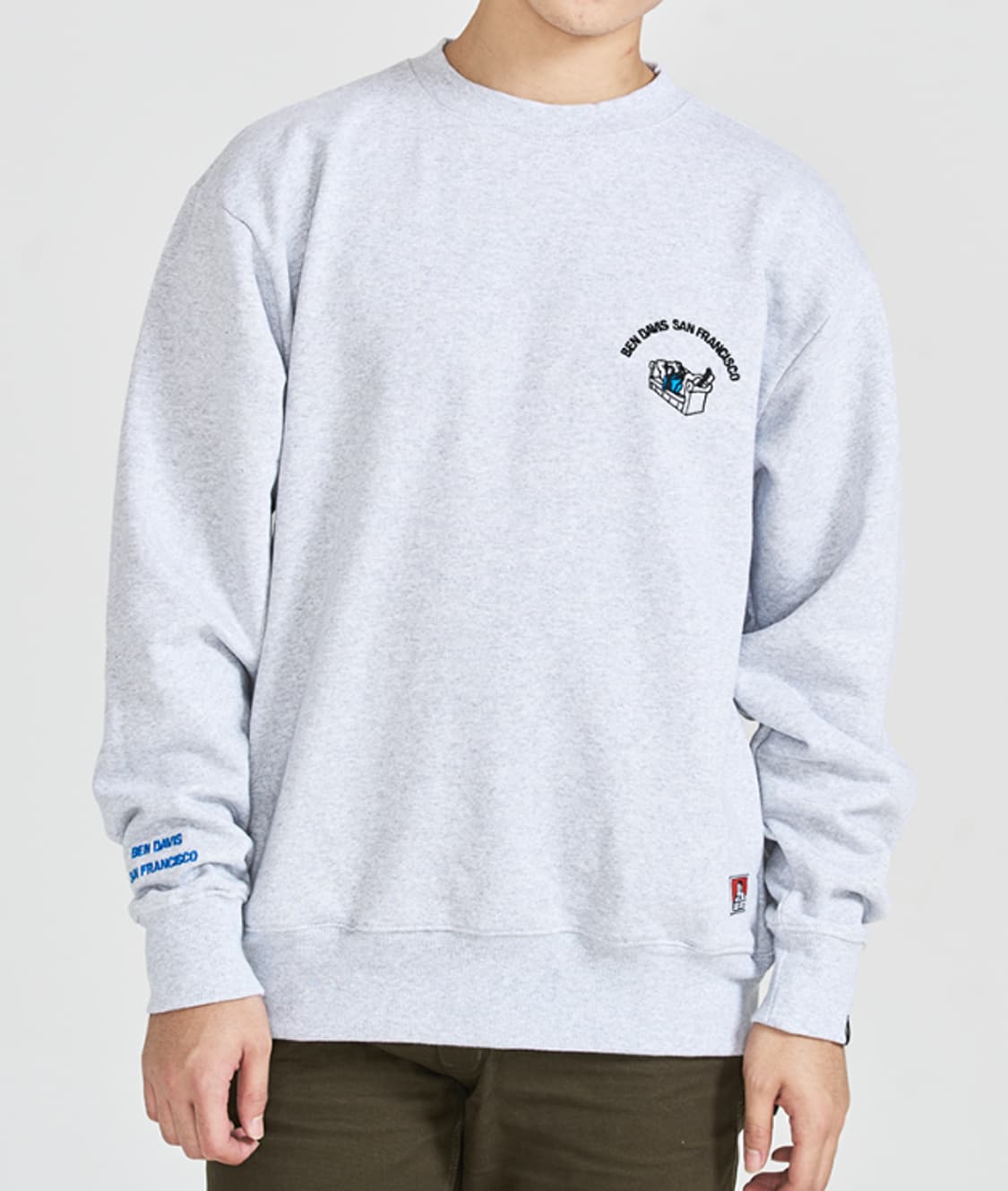 벤 데이비스 기모 맨투맨  상품이미지1