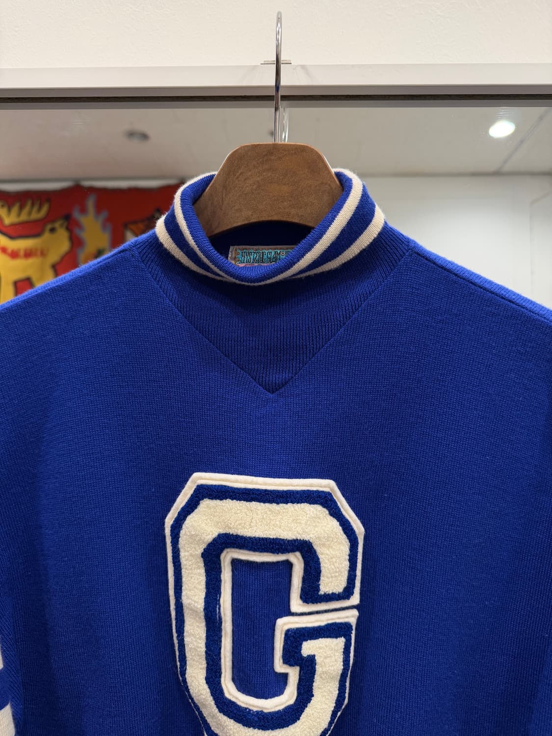 00s Hysteric Glamour 레터링 터틀넥 울 니트 Japan 상품이미지2