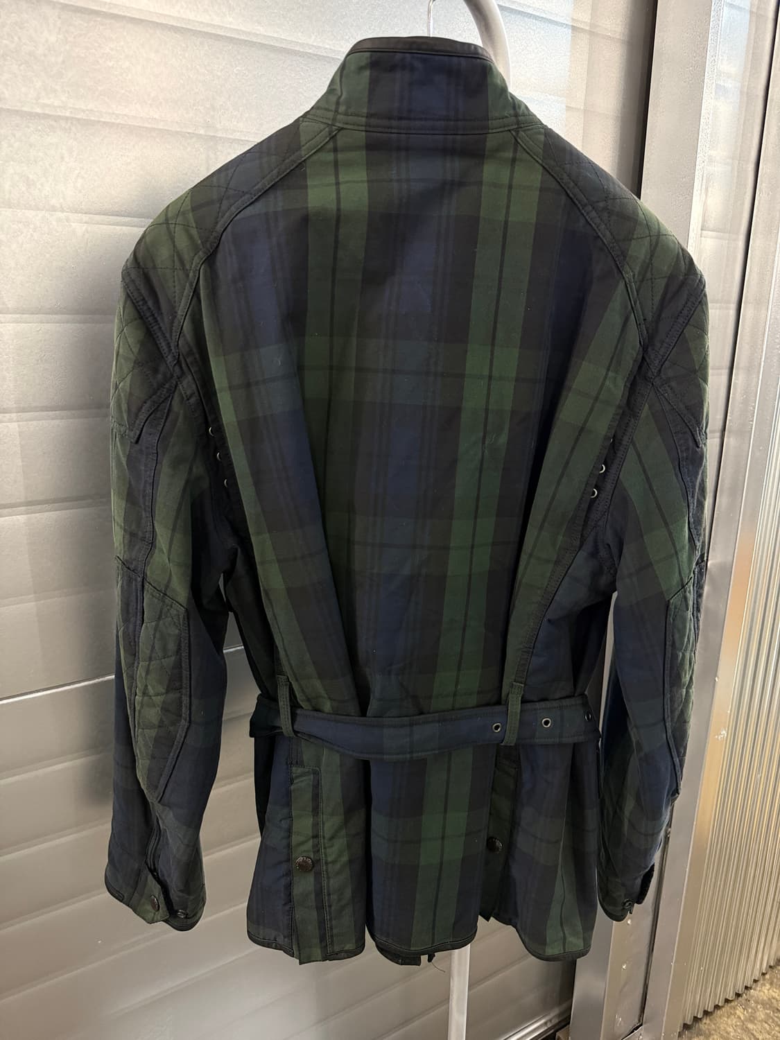 폴로 랄프로렌 블랙와치 오일클로스 자켓 XL 상품이미지5