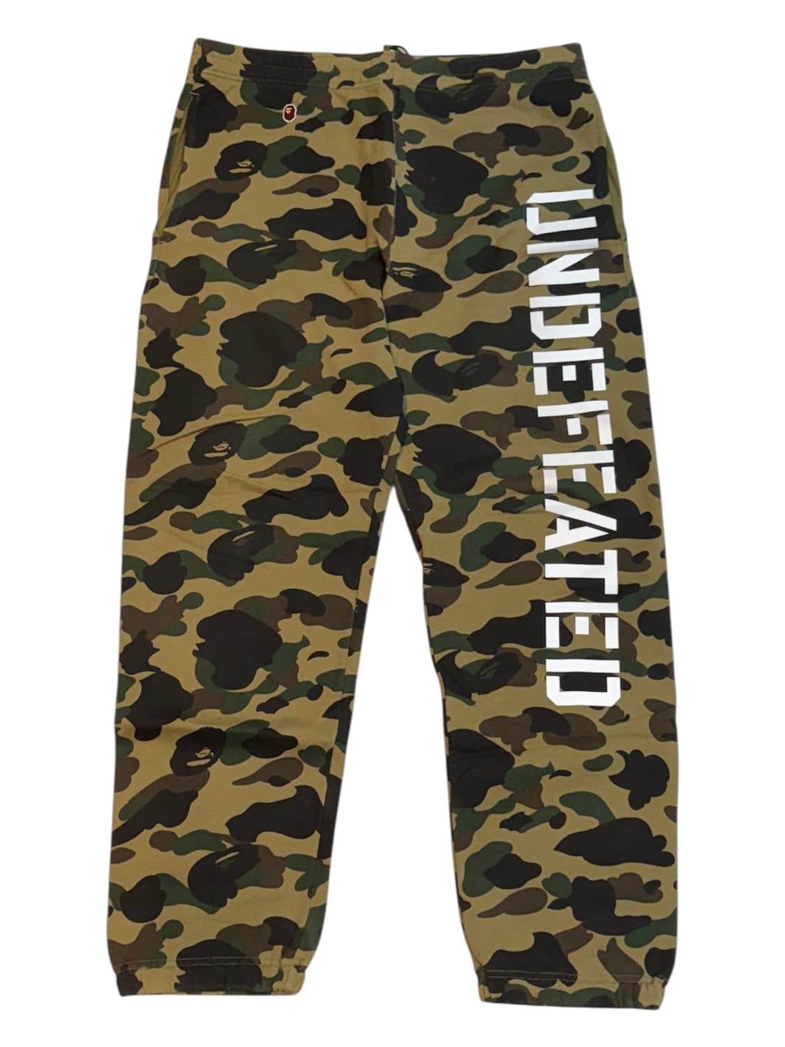 BAPE 베이프 언디핏 카부토 퍼스트 카모 녹계 팬츠 상품이미지1