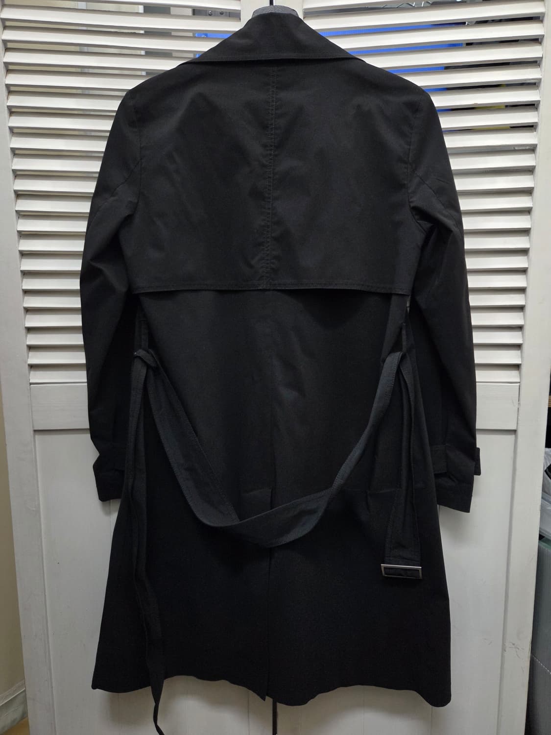 올앤선드리 블랙 트렌치코트 상품이미지4