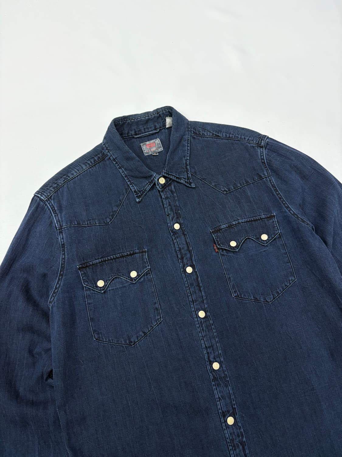 리바이스 빈티지 클래식 웨스턴 스탠다드 데님셔츠 청남방 상품이미지2