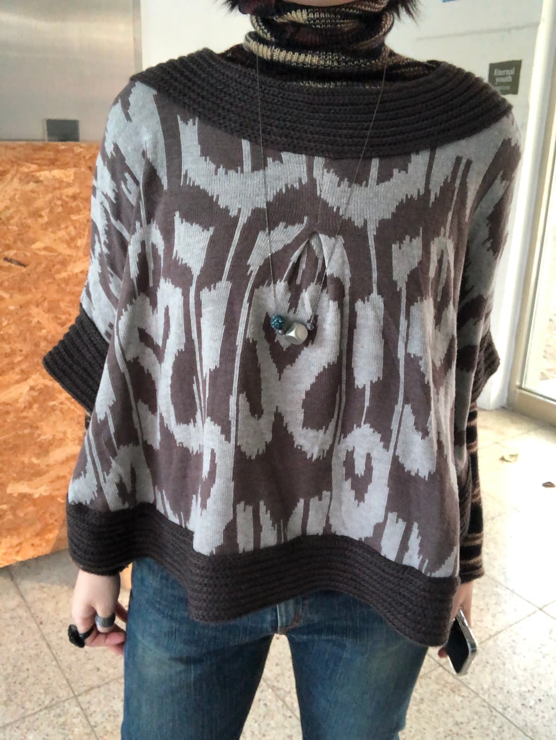 cape knit 상품이미지4