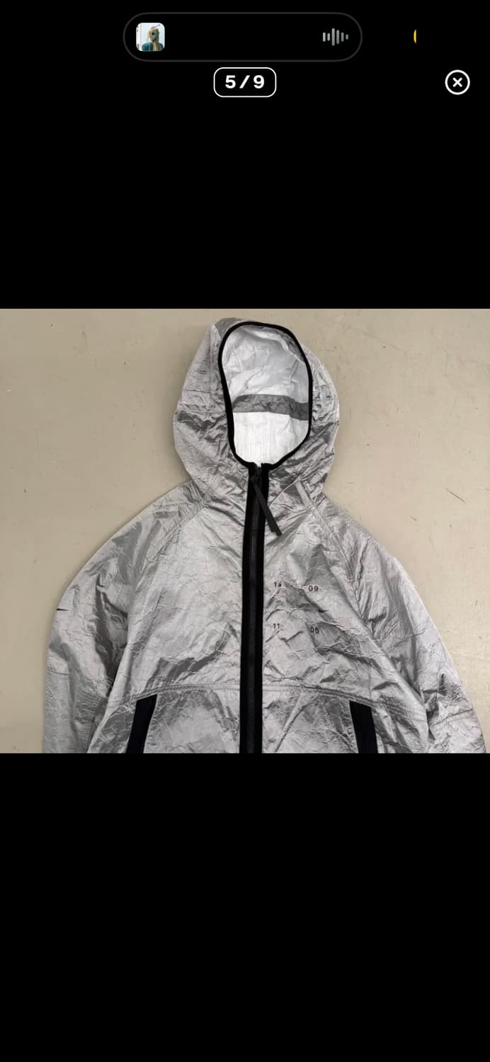 나이키 태크팩 리플렉터 실버 바람막이 상품이미지5