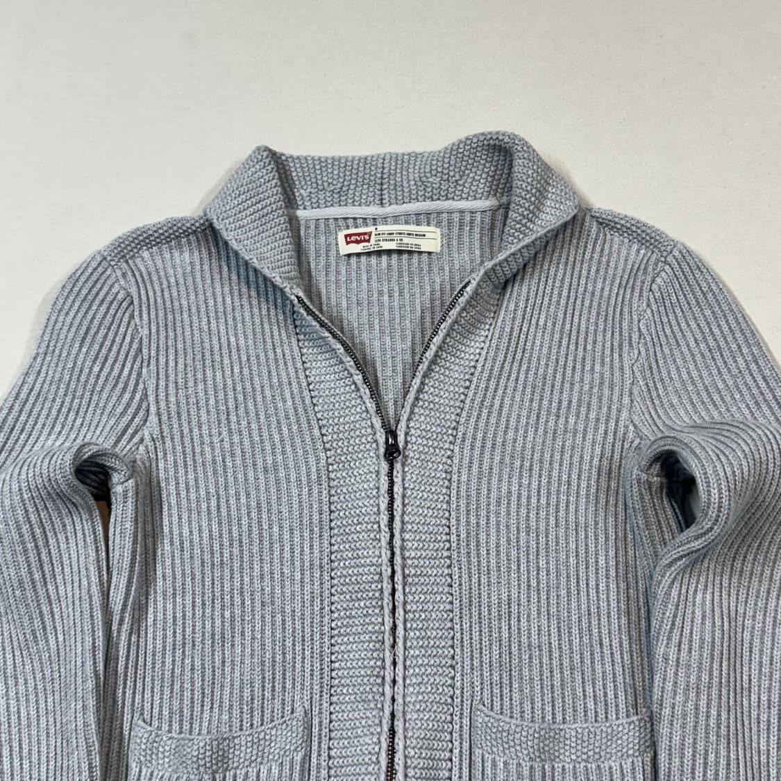 M) 리바이스 코튼 니트 집업 가디건 상품이미지3