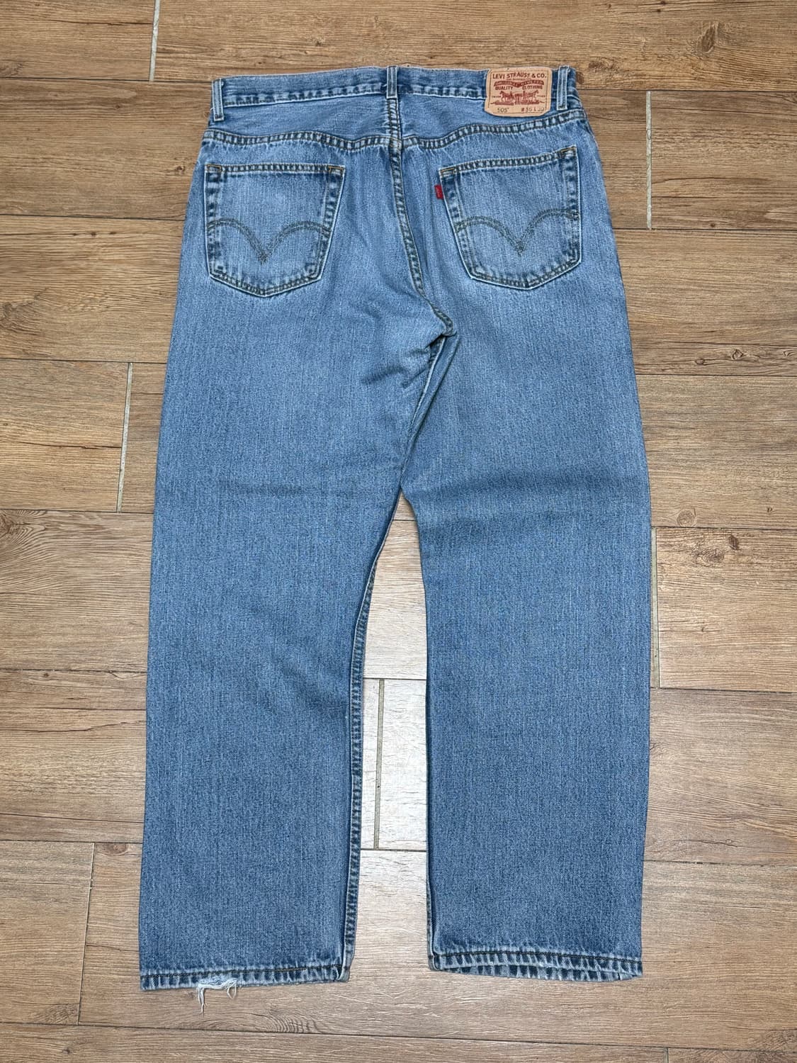 리바이스 505 레귤러핏 데님팬츠 상품이미지4