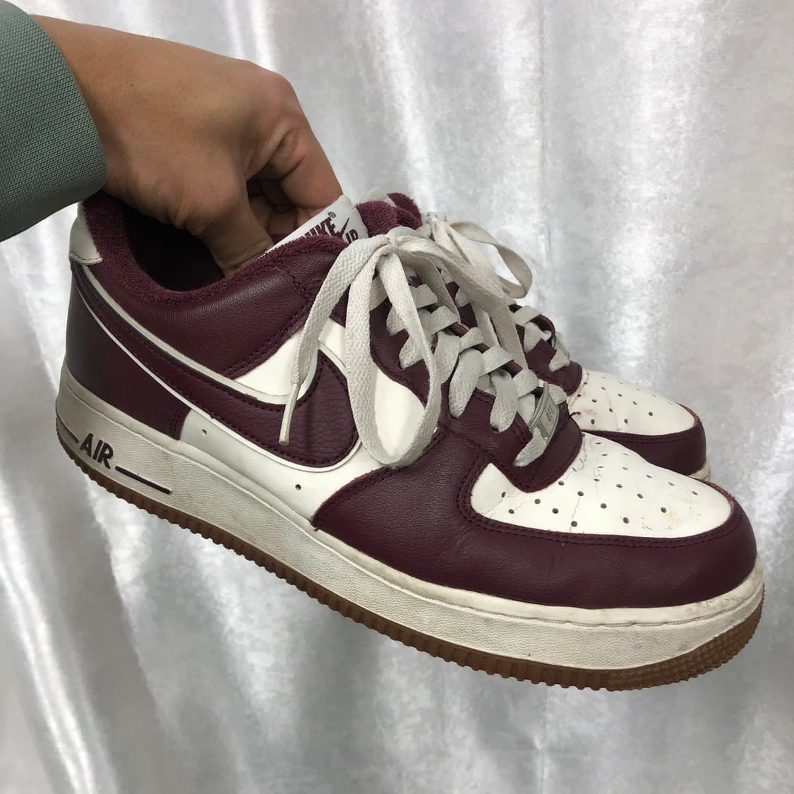 나이키 에어포스 1 07 나이트마룬 스니커즈 사이즈260  상품이미지10