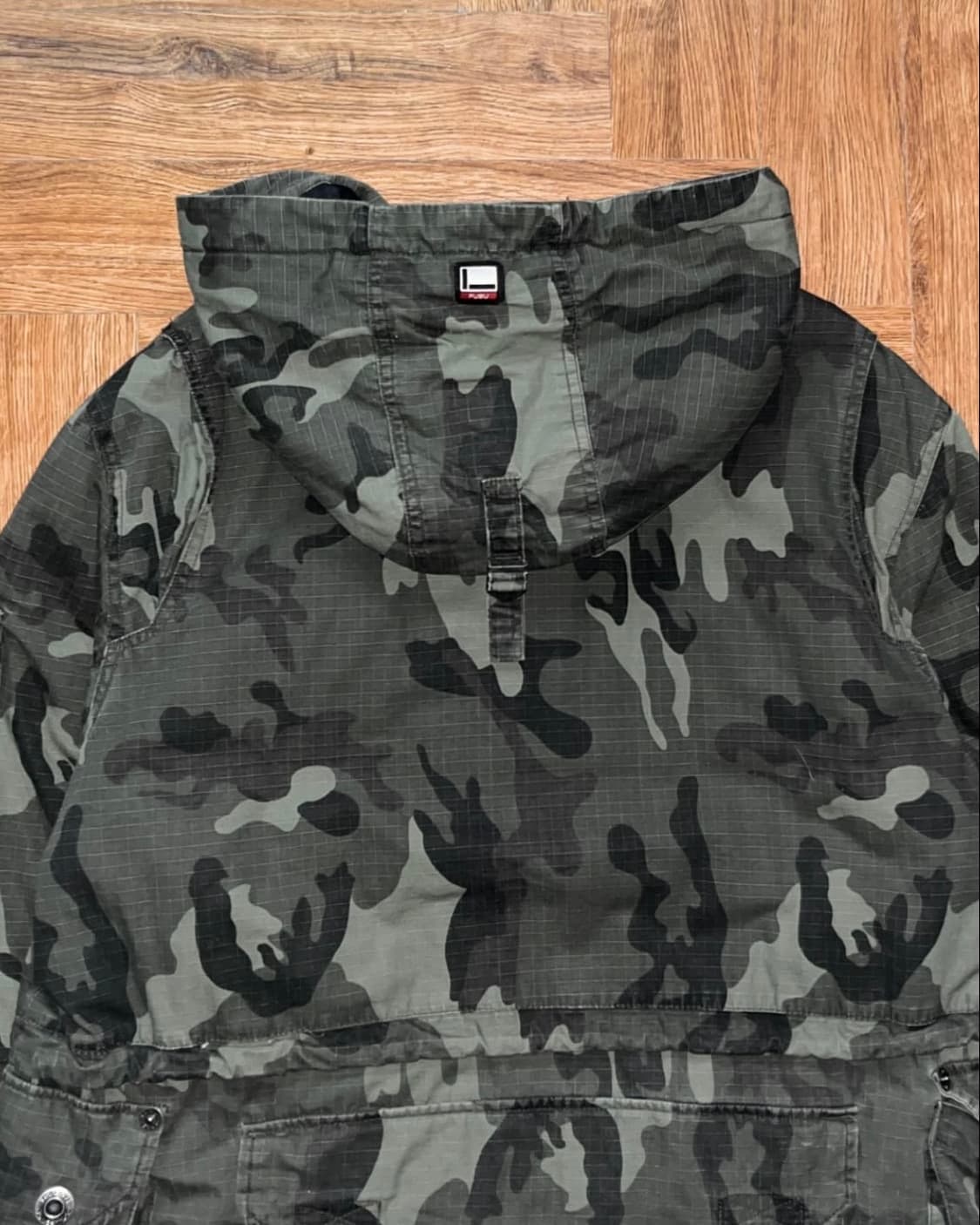 후부 밀리터리 카모 디테일 야상점퍼  상품이미지7