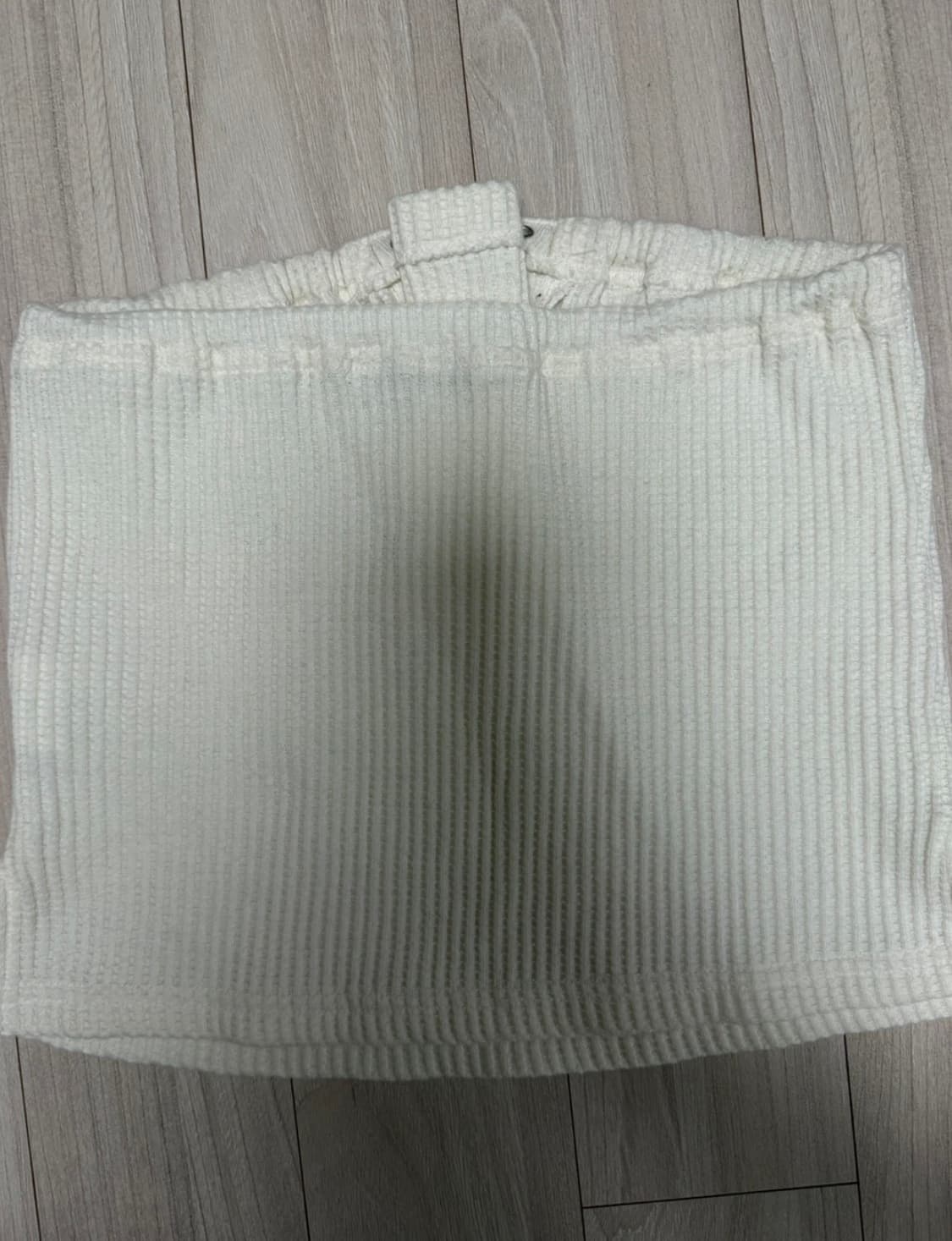 글로니 아이보리 니트 튜브탑 상품이미지4