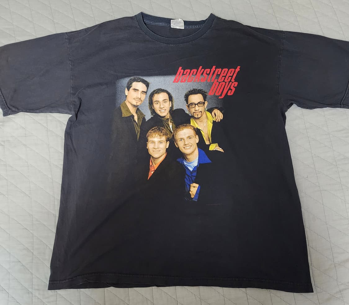 [XL] 90s 백스트리트 보이즈 빈티지 밴드티 랩티 상품이미지1