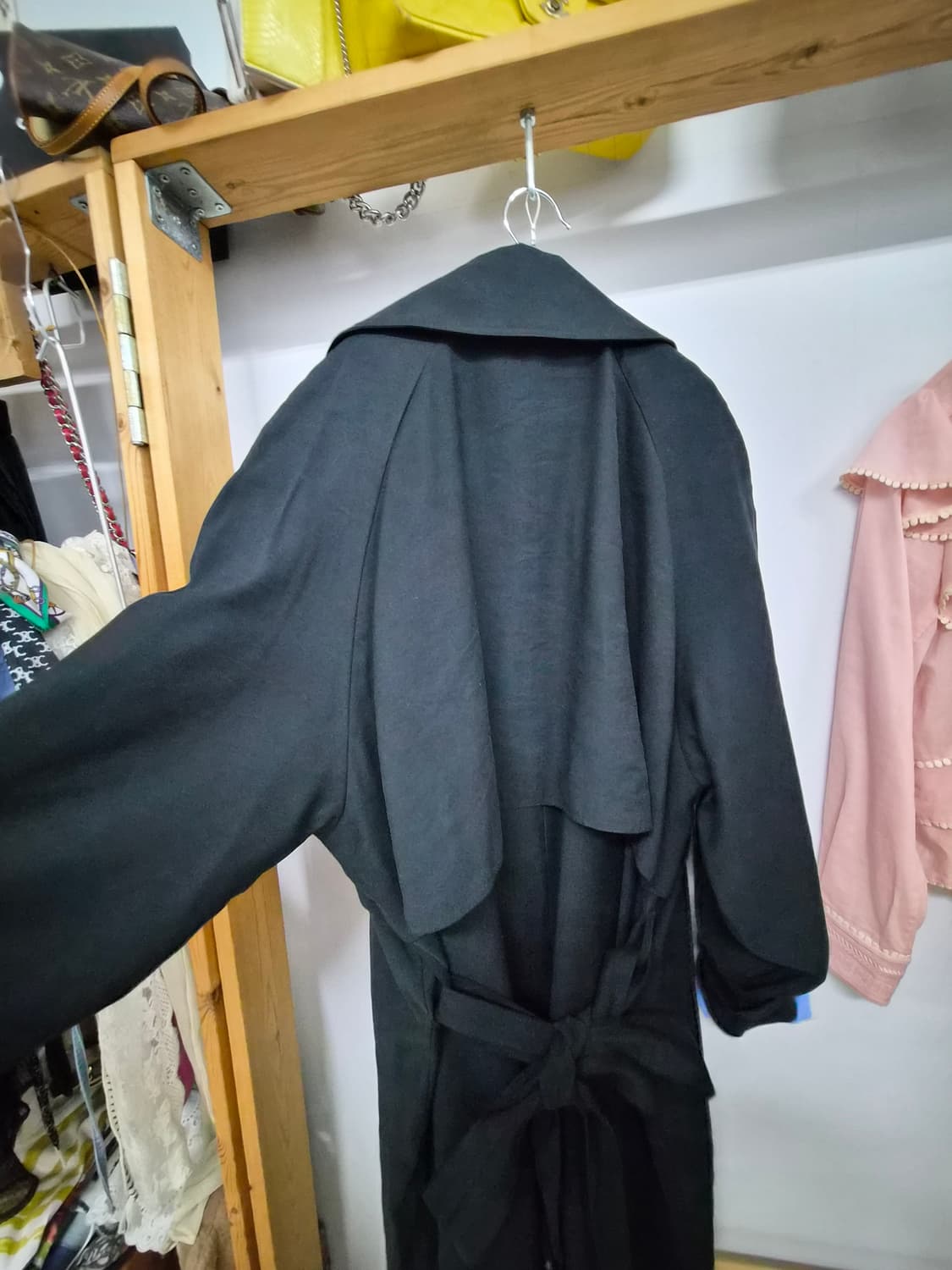 스티치스냅 박시 루즈핏  트렌치코트 상품이미지6