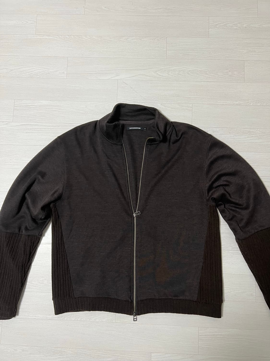 해칭룸 더블 슬리브리스 가디건 상품이미지2