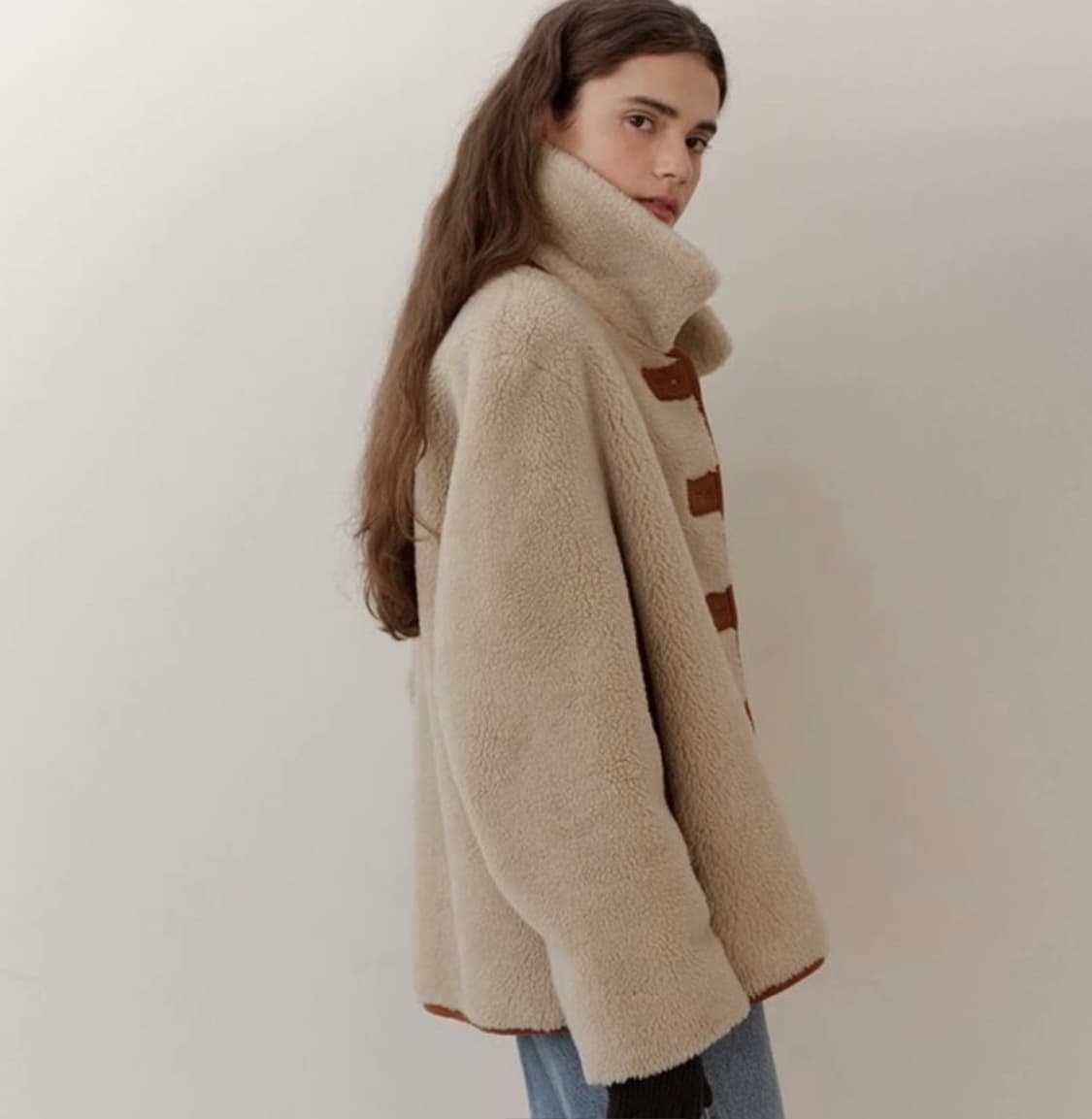 블랭크공삼 wool shearing reversible half coat 상품이미지2