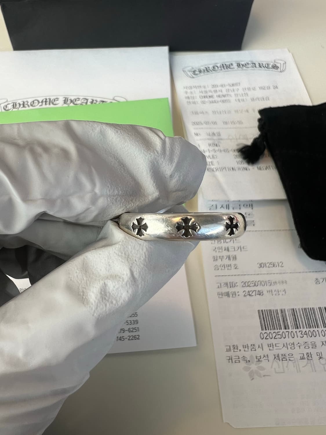 [us10.5] 크롬하츠 네거티브 플러스링 상품이미지2