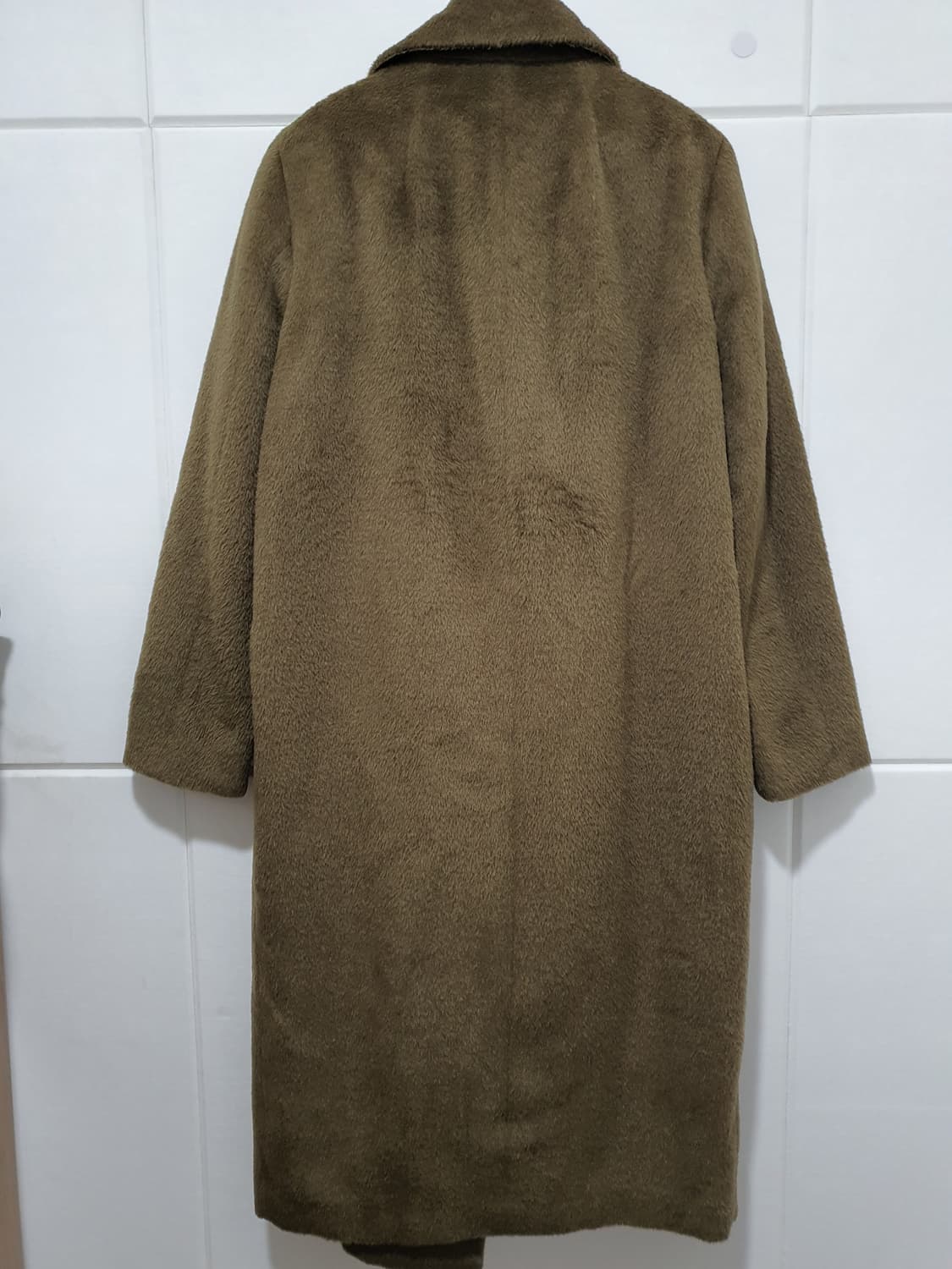 더한섬 마인 MINE 라마 혼방 이태리 롱코트 사이즈 160 상품이미지7