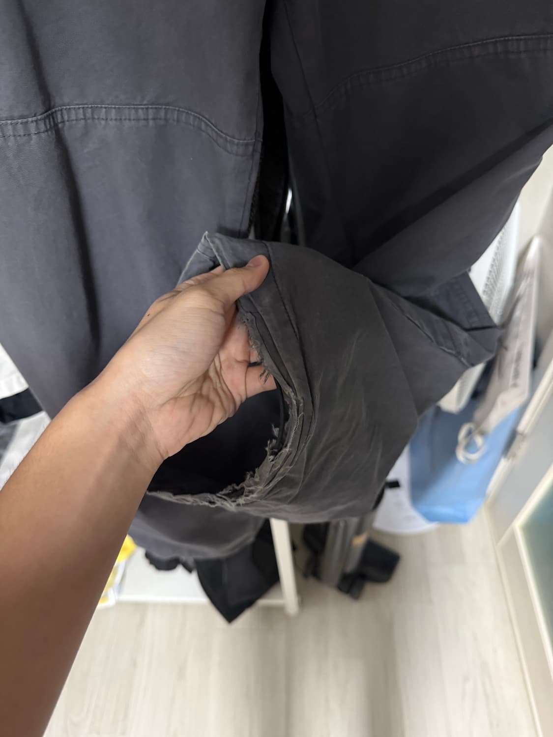 해칭룸 집카고 팬츠 페이드 네이비 2size 상품이미지6