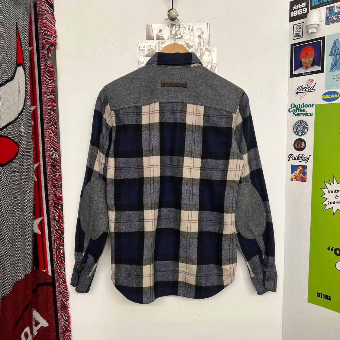 꼼데가르송 플란넬 플레이드 셔츠 상품이미지9