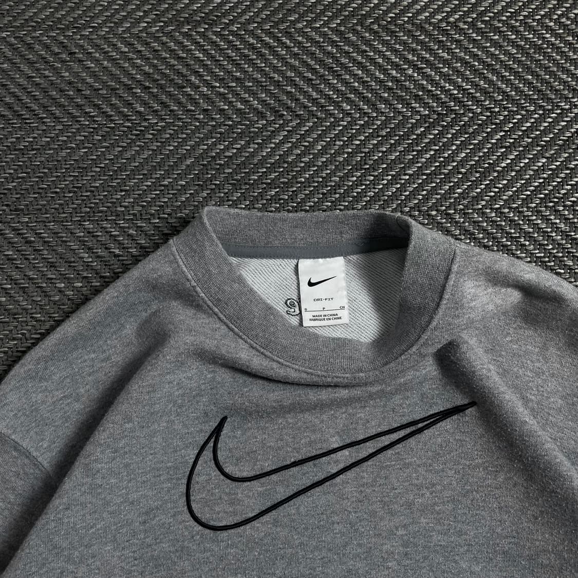 나이키 빅스우시 로고 그레이 스웻 맨투맨o 4675 상품이미지6