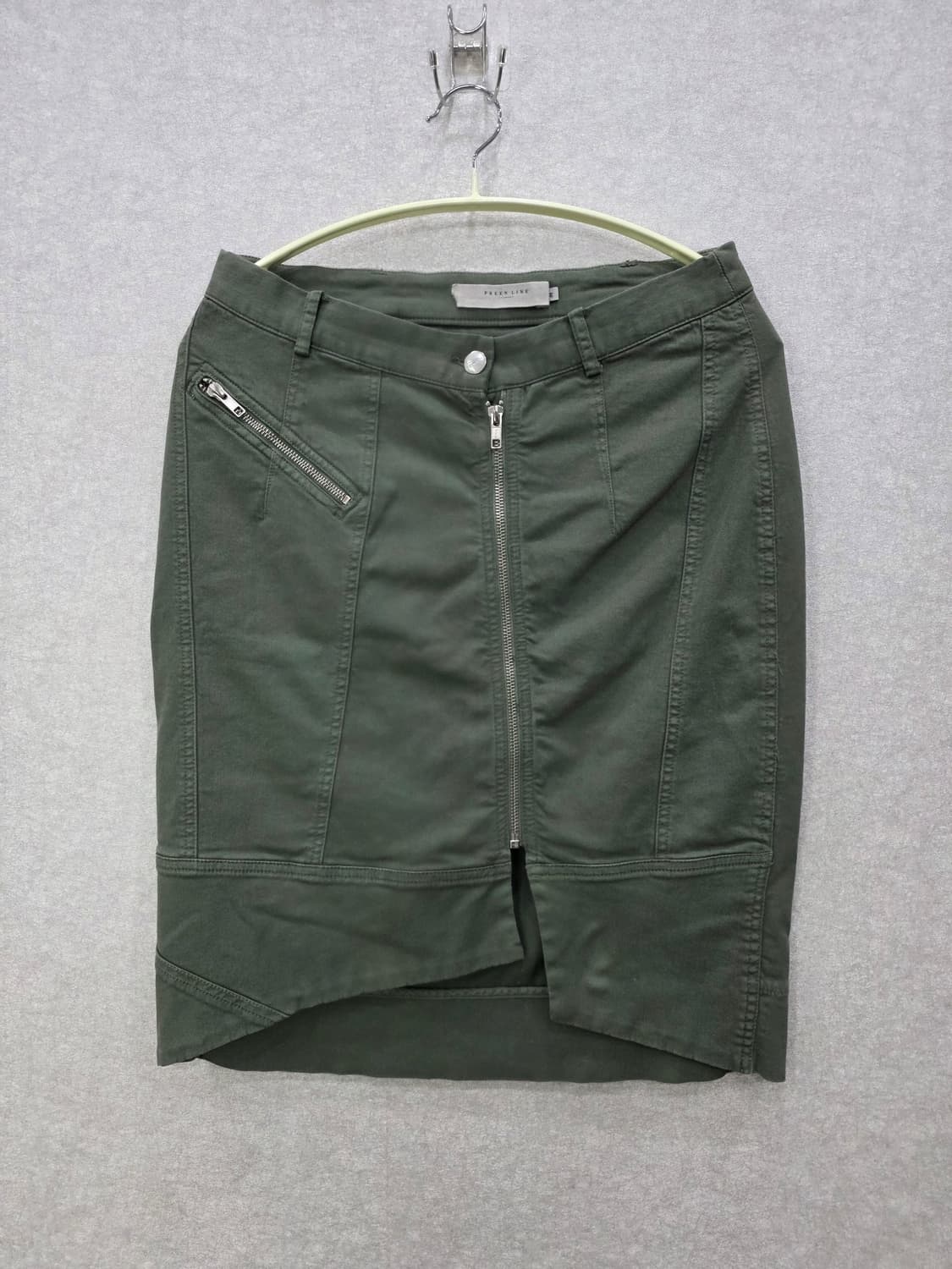 PREEN LINE 카키 지퍼 스커트 프린 라인 상품이미지1