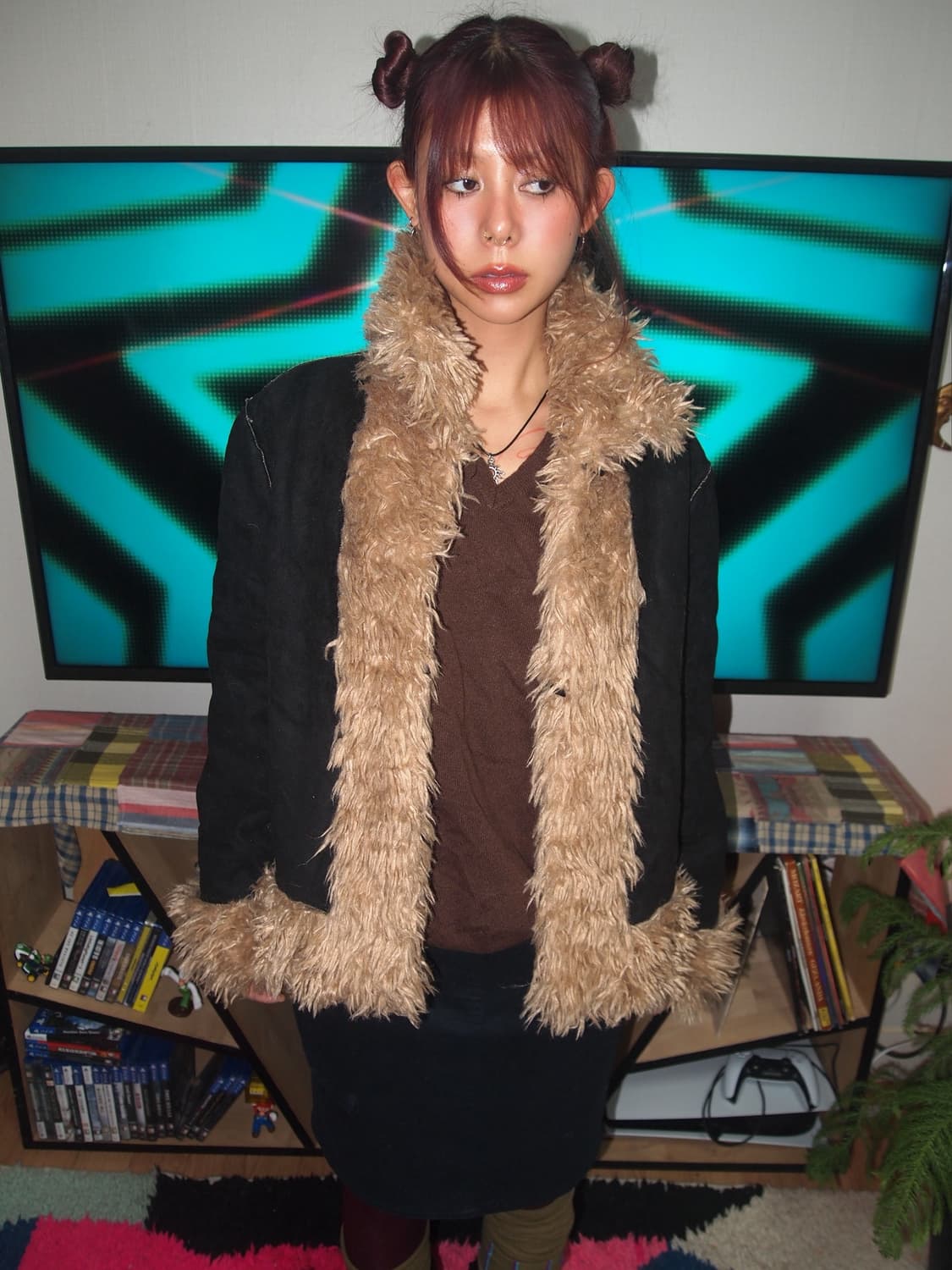 VTG 퍼 트리밍 자켓 상품이미지4