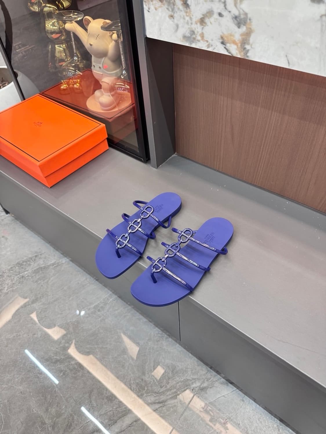 에르메스 미코노스 샌들 블랙 상품이미지3