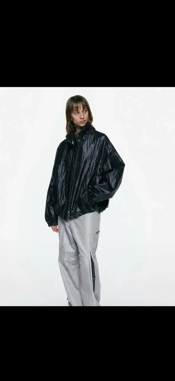 인사일런스우먼 디바이드 글리터 오버핏 점퍼 상품이미지3