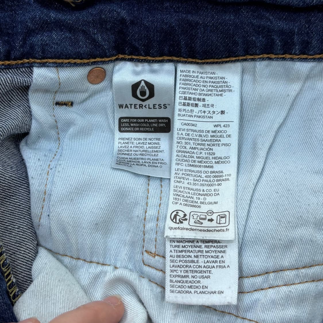 W34 리바이스 502 데님 팬츠 0326E 상품이미지3