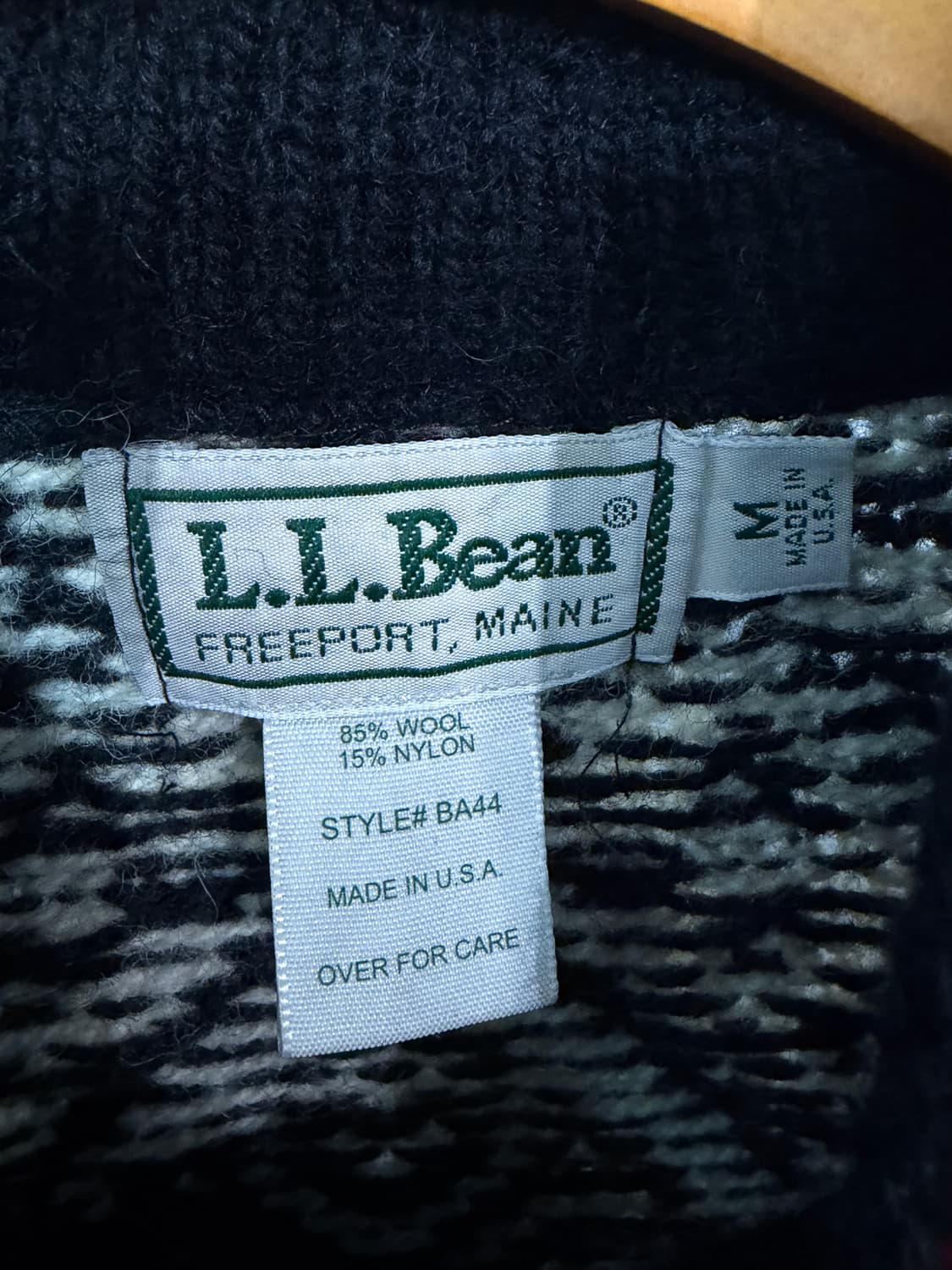 [m] L.L.Bean 엘엘빈 울 노르딕 니트 (U.S.A.made) 상품이미지7