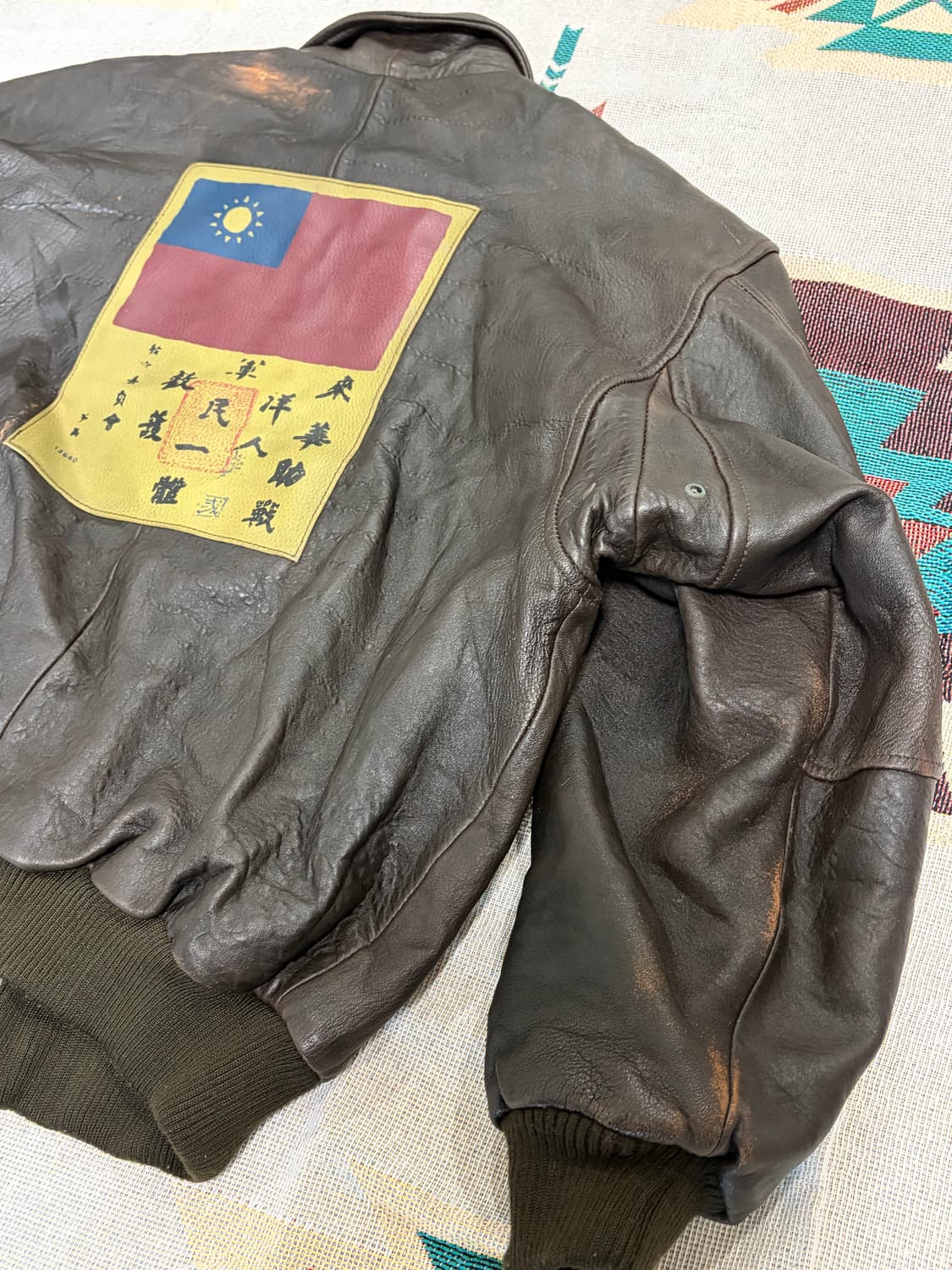 80~90s 버글보이 A2 레더자켓 /bugleboy airjacket 상품이미지5