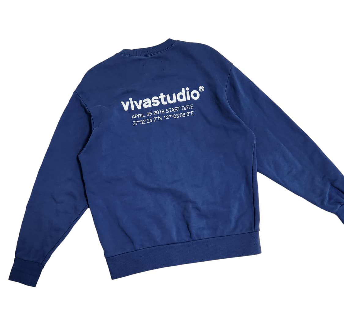 비바스튜디오 빅로고 맨투맨 상품이미지2