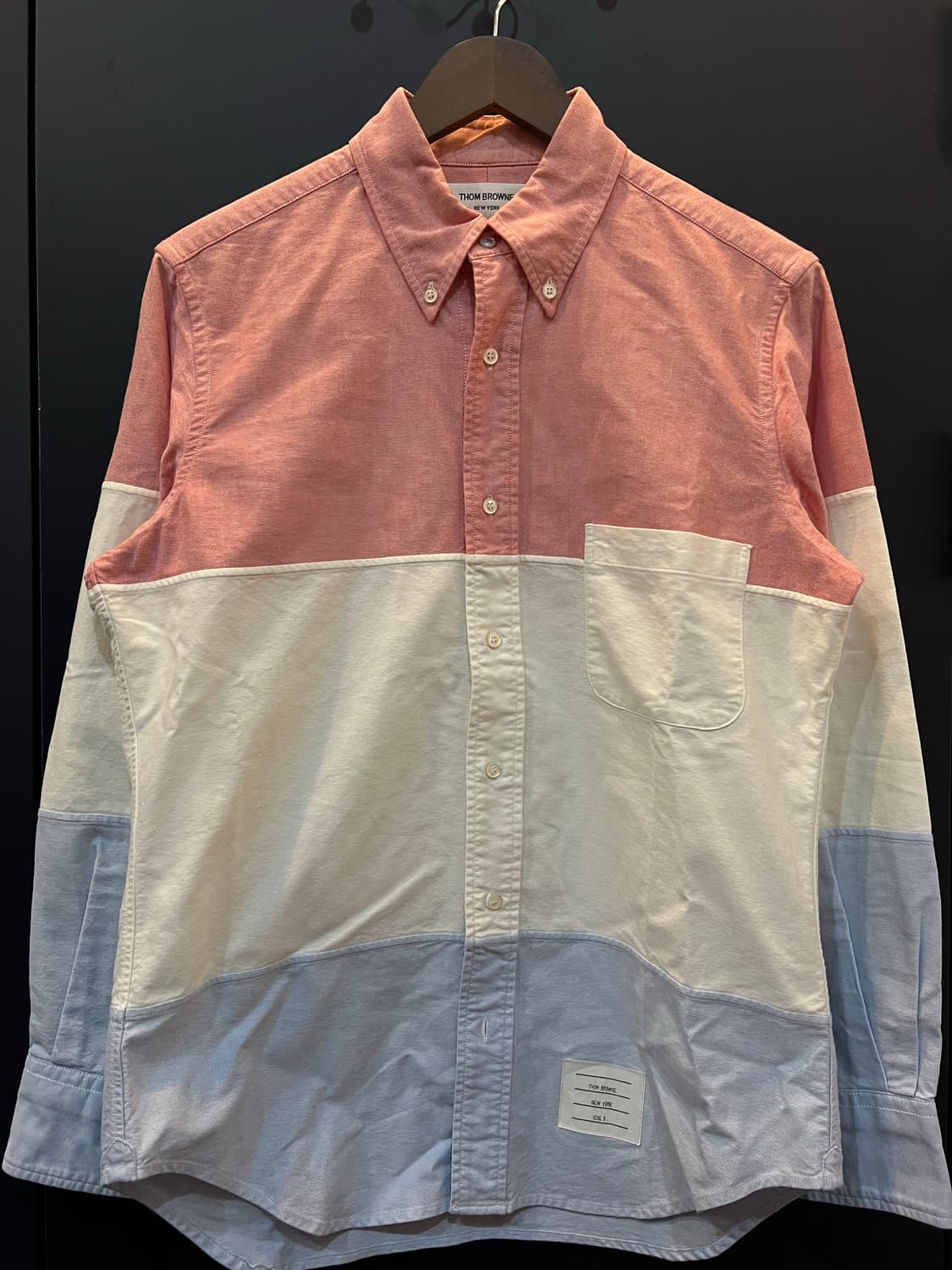 톰브라운 3패널 옥스포드 셔츠 상품이미지1