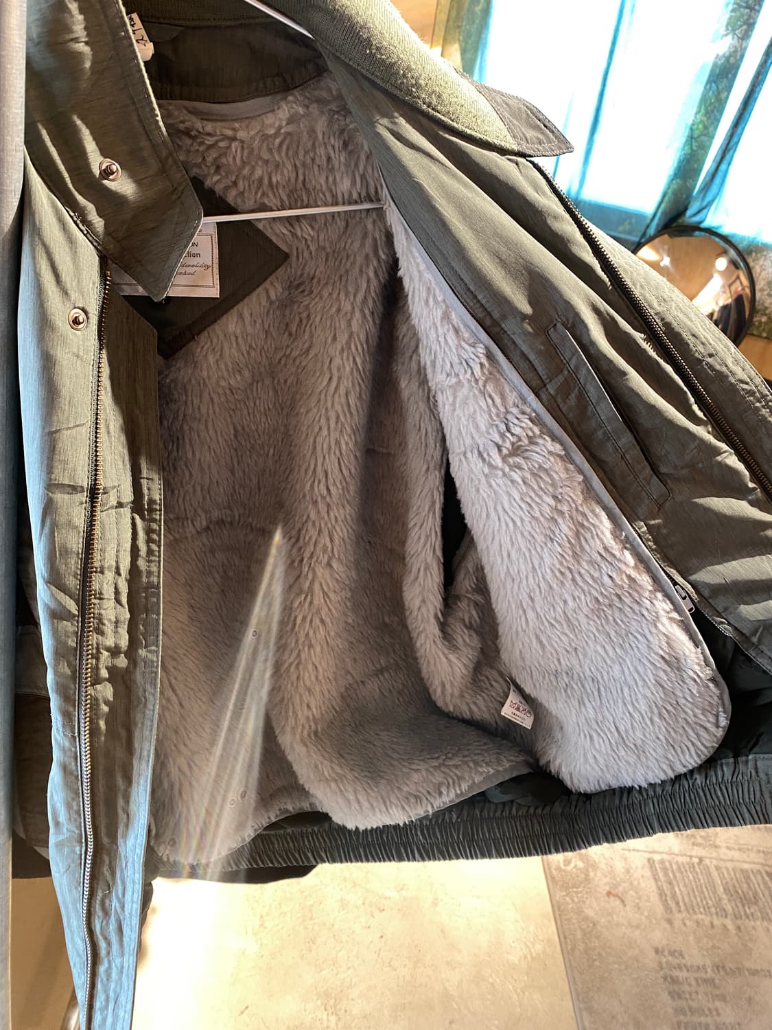 애프터 임프레션 투톤 패널 해링턴자켓 상품이미지8