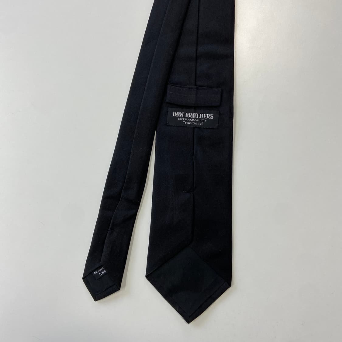 DON BROTHERS(돈 브라더스) 실크 블랙 넥타이 상품이미지3