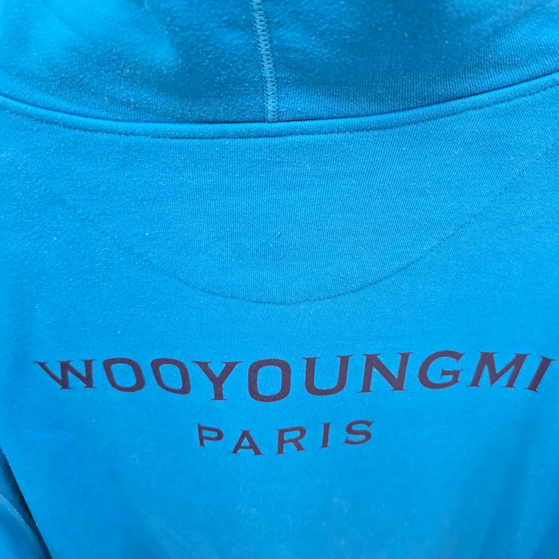 우영미 백로고 후드티 50사이즈 105 판매 상품이미지3