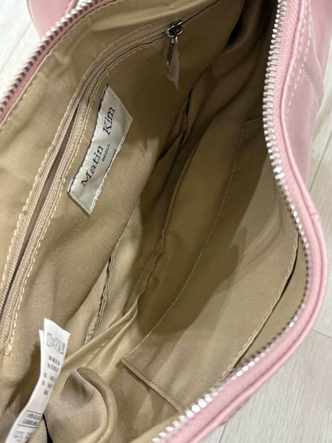 마뗑킴 하프 셔링 라운드백 핑크 상품이미지4