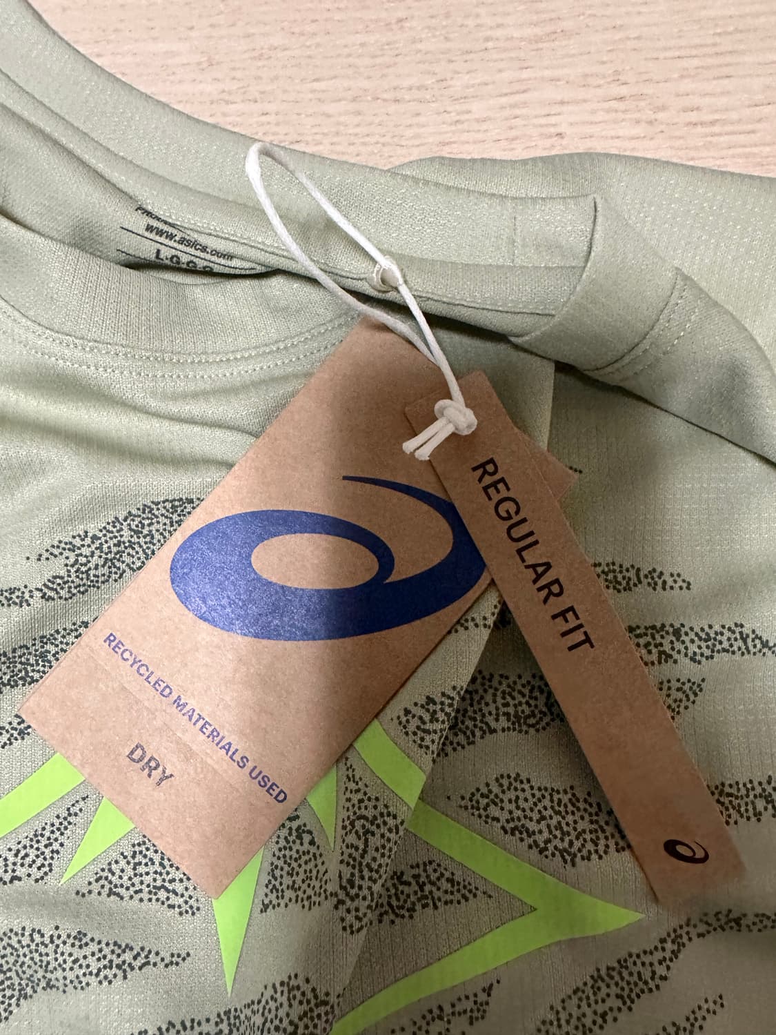 아식스 후지트레일 롱슬리브. 카키. 러닝 기능성 긴팔 상품이미지8