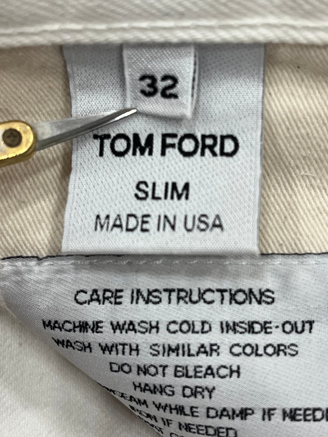 TOM FORD WHITE SELVEDGE JEANS 상품이미지6