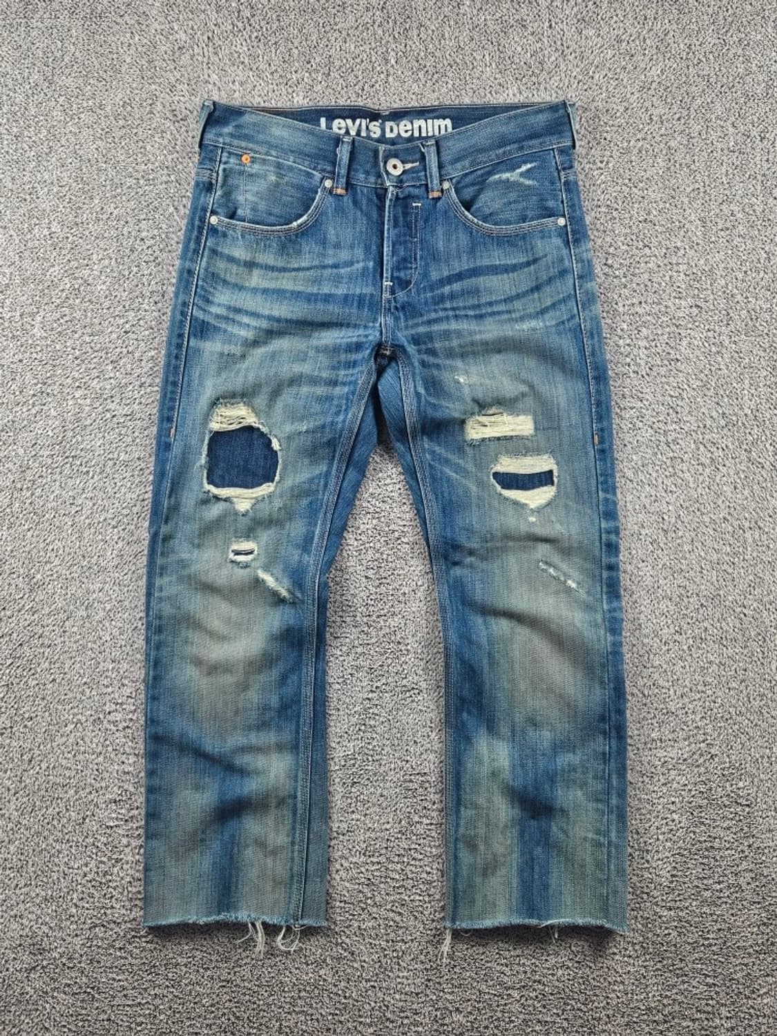 리바이스 522 데미지 워싱 진 데님 팬츠 ( 32X33 )/ 10897 상품이미지1