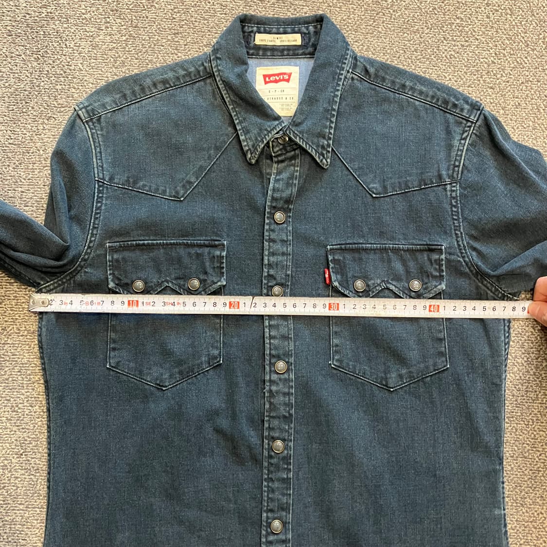 262 리바이스 웨스턴 데님 셔츠 상품이미지5