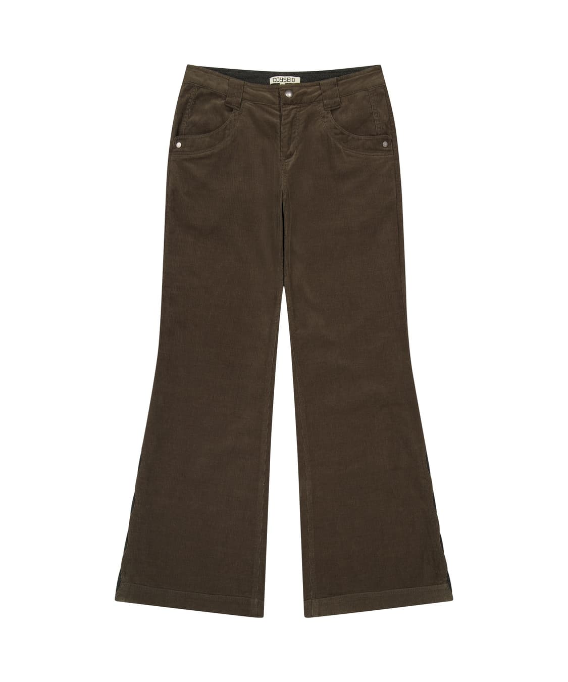 코이세이오 리프컷 코듀로이 팬츠 브라운 2 상품이미지1