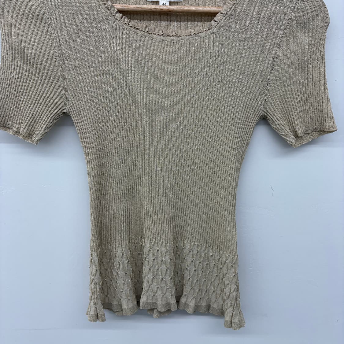 courreges 반팔 니트티 여xs 상품이미지3