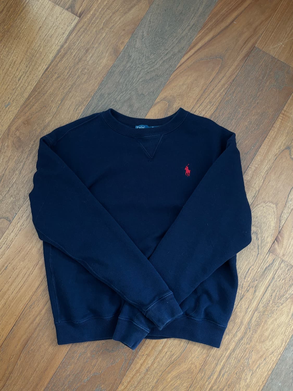 폴로 랄프 로렌 RL 스웨트셔츠 맨투맨 네이비 상품이미지3
