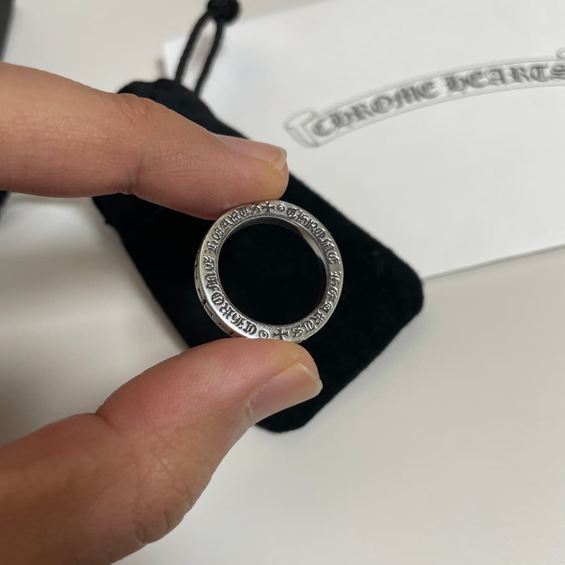 크롬하츠 퍽유링 3mm US7 상품이미지2