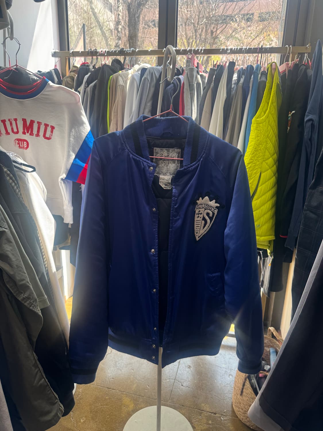 스투시 블루종 자켓 블루  상품이미지1