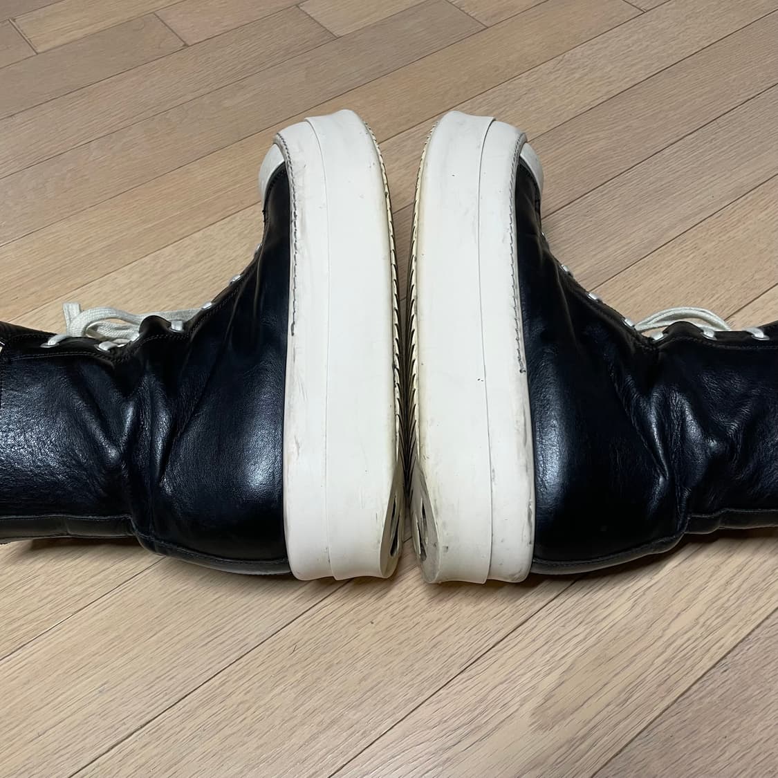 [45] 릭오웬스 메가범퍼 라몬즈 레더 상품이미지3