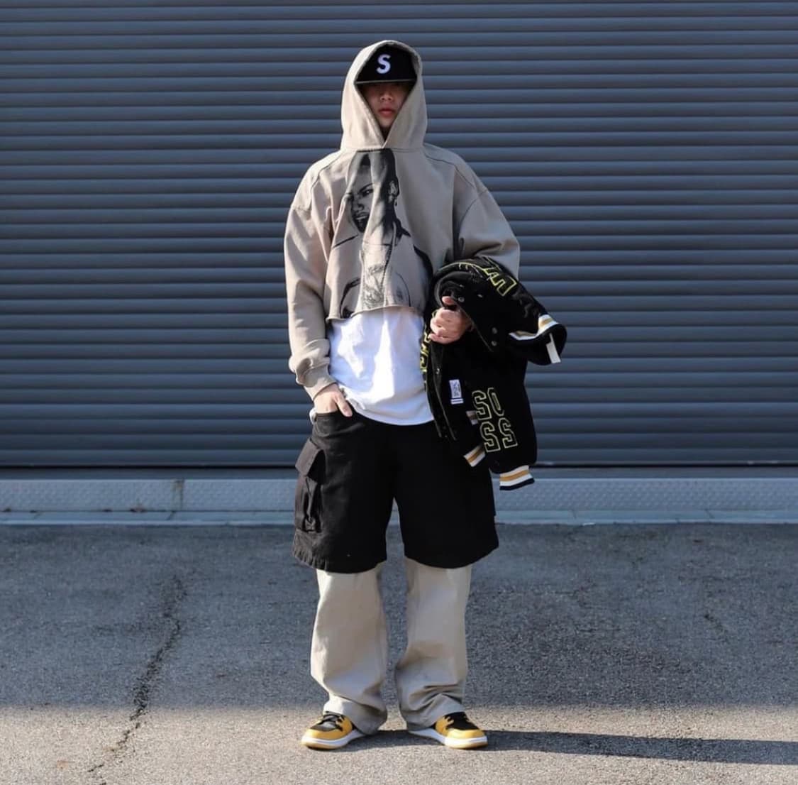 Supreme  17fw wool S logo 6패널 착샷 포함 상품이미지2