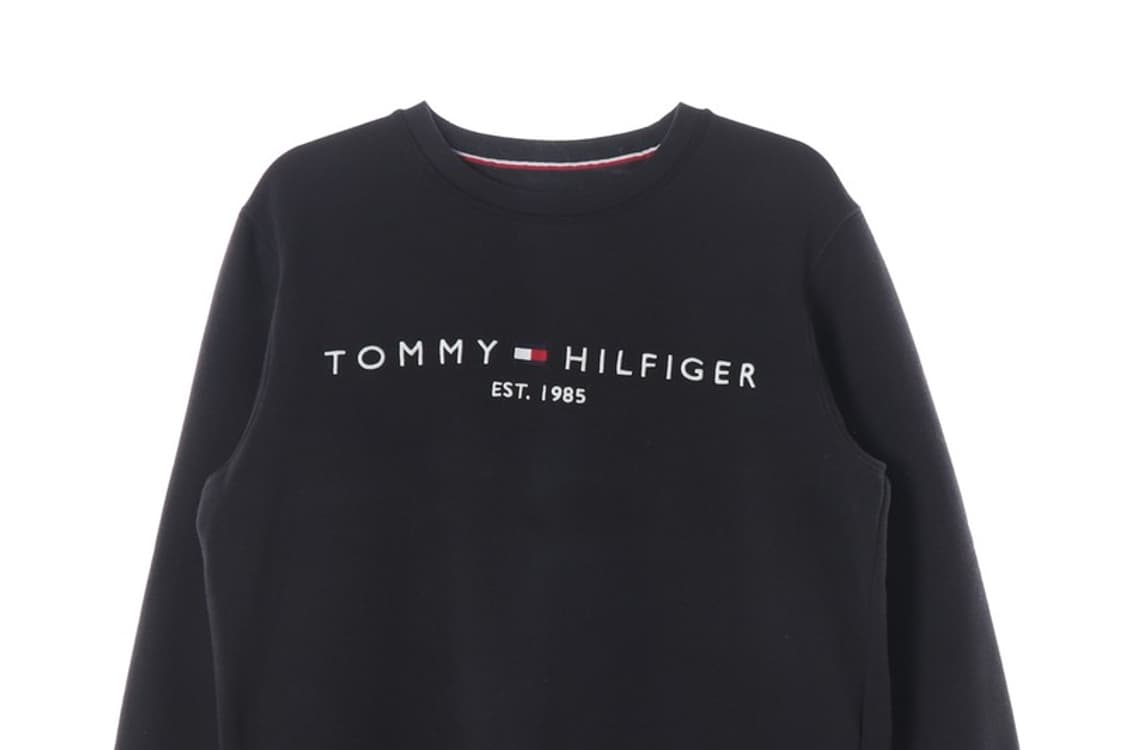 타미힐피거 센터 로고 자수 네이비 맨투맨 L 상품이미지3