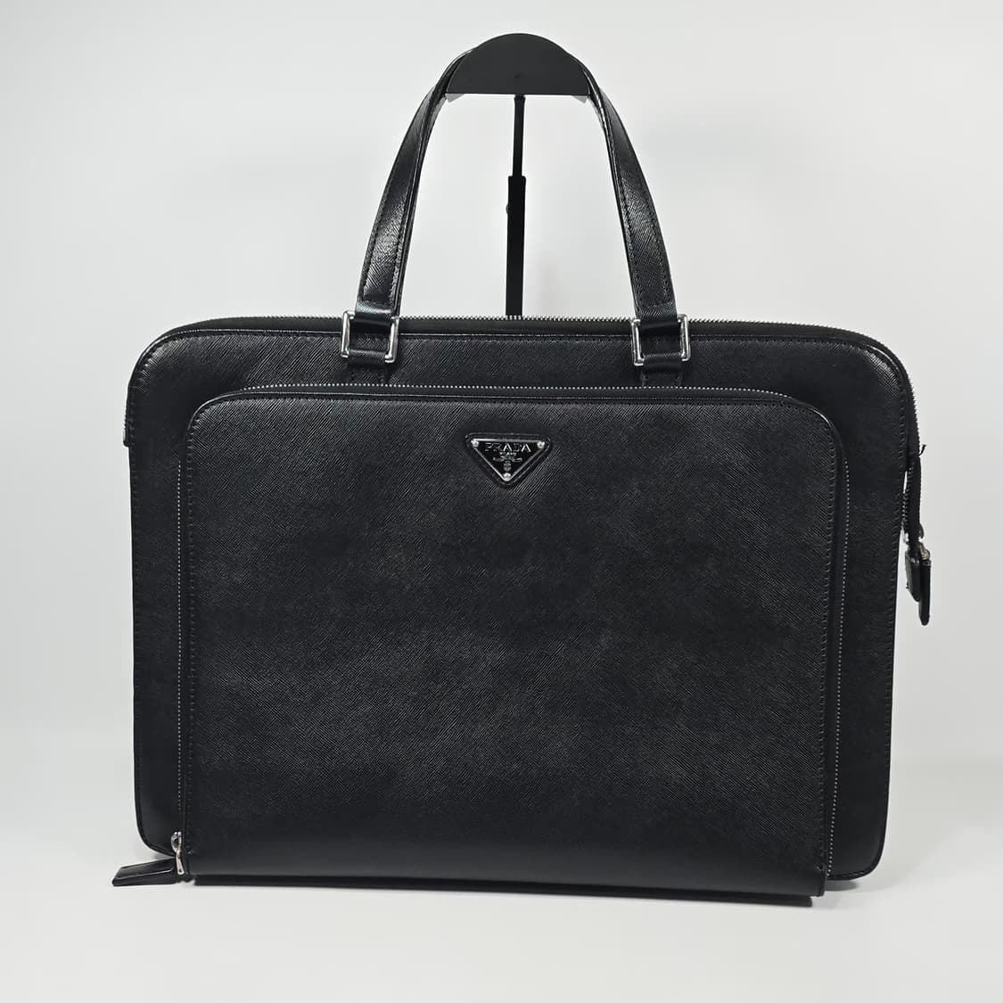 프라다 삼각로고 사피아노 브리프케이스 상품이미지2