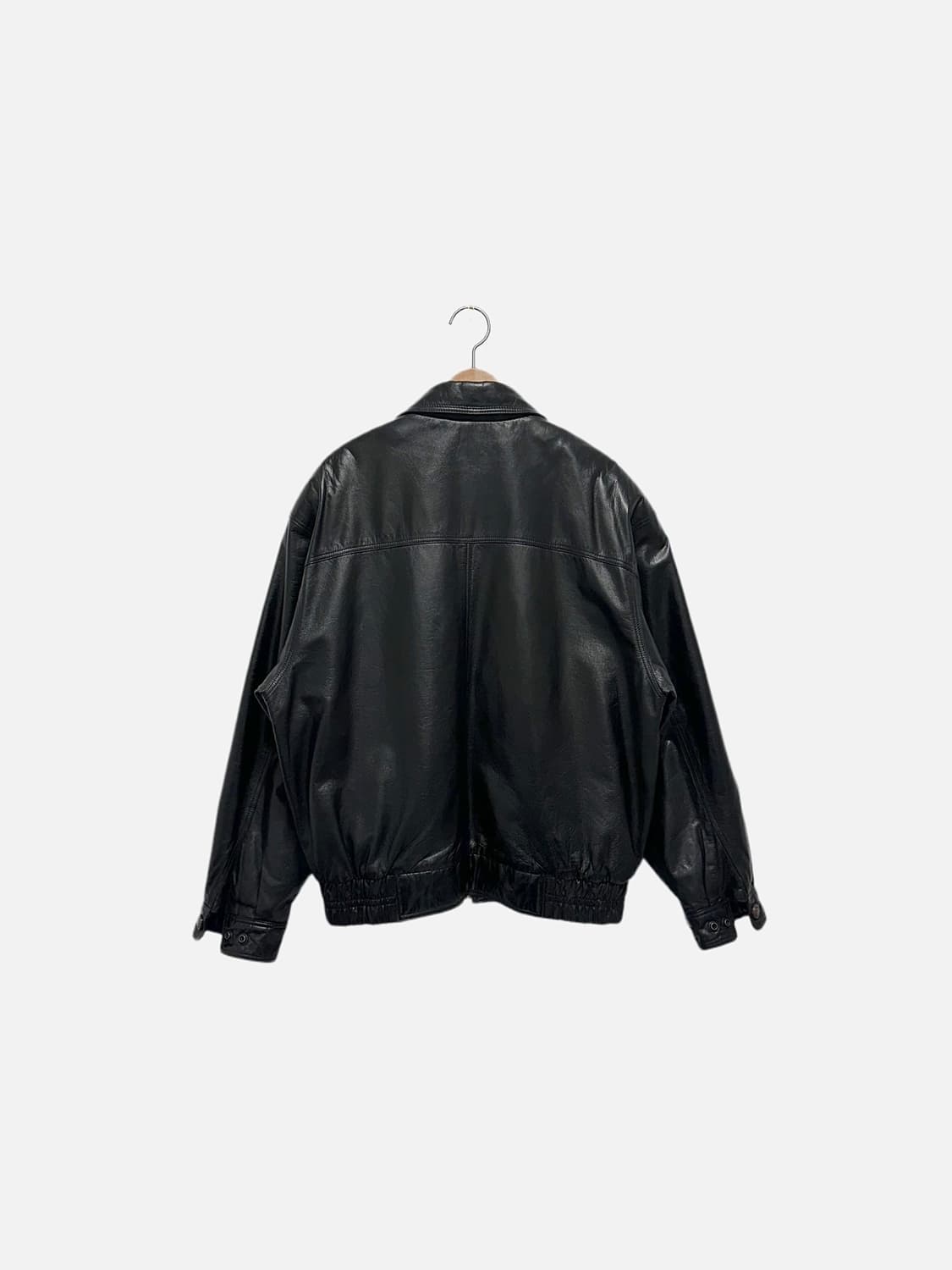 CARTELO by 크로커다일 drum dye 가죽 블루종 레더 자켓 상품이미지9